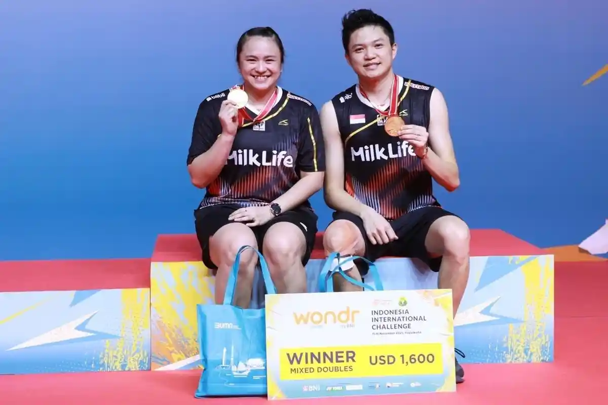 Bobby/Melati Juara Indonesia International Challenge 2025 di Yogyakarta