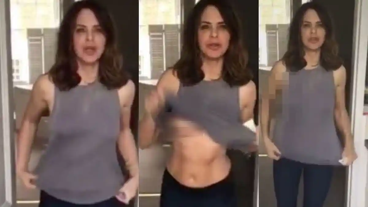 Wow, Presenter ini Tak Sadar Mengangkat Kaosnya Terlalu Tinggi, Padahal Ia Tak Pakai Pakaian Dalam