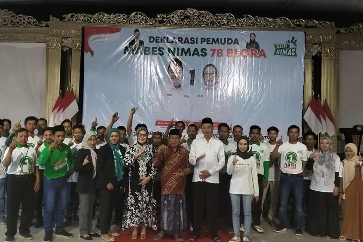 Dukungan Terus Mengalir, Paslon Asri dapat Dukungan dari Ratusan Relawan Mabes Nimas 78 di Blora