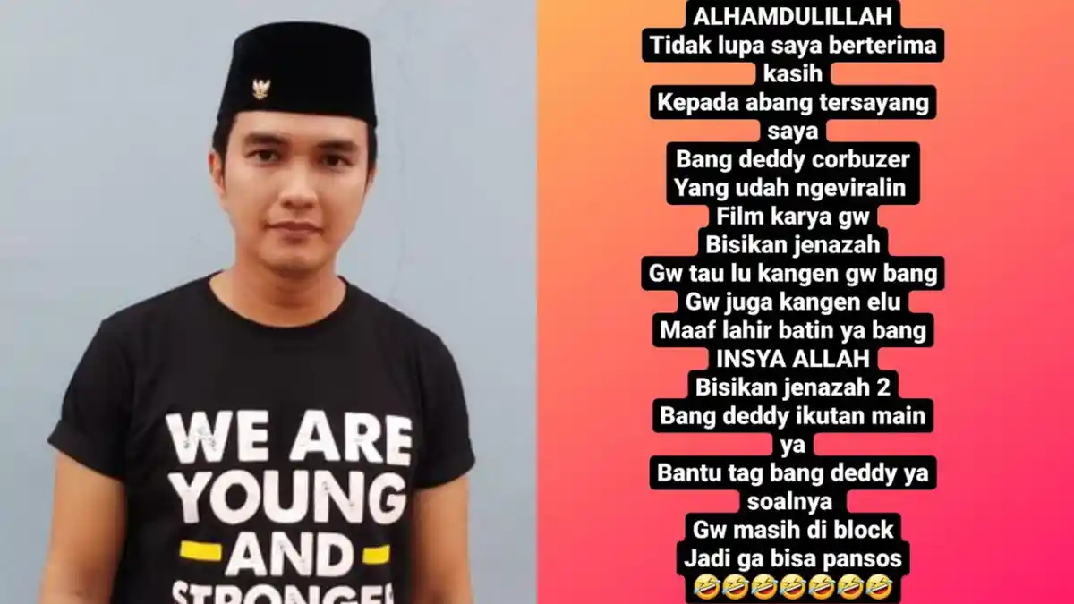 Aldi Taher Titip Pesan ke Deddy Corbuzier Setelah Filmnya Mendadak Viral Gara-gara Vidi Aldiano