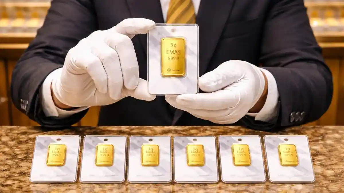 Harga Emas Antam, UBS dan Galeri 24 Stabil Hari Ini, 26 Januari 2026: Lokasi Pegadaian Kendari