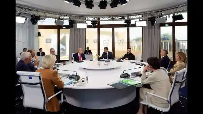 5 Percakapan KTT G7 Bocor Lewat Hot Mic: PM Italia Berhenti Merokok hingga Hadiah Ulang Tahun Trump