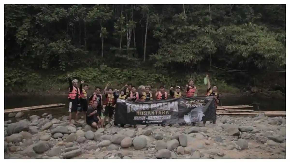 NMAX Turbo Tour Boemi Nusantara 2024 Jajal Medan Terjal Loksado