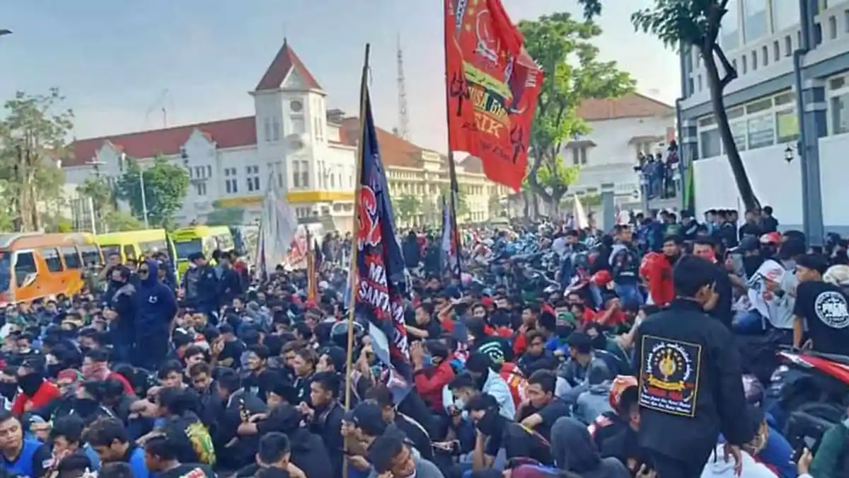 Sepulang Aksi di Mapolrestabes Surabaya, Pesilat Pagar Nusa Dihadang dan Dianiaya  Orang Tak Dikenal