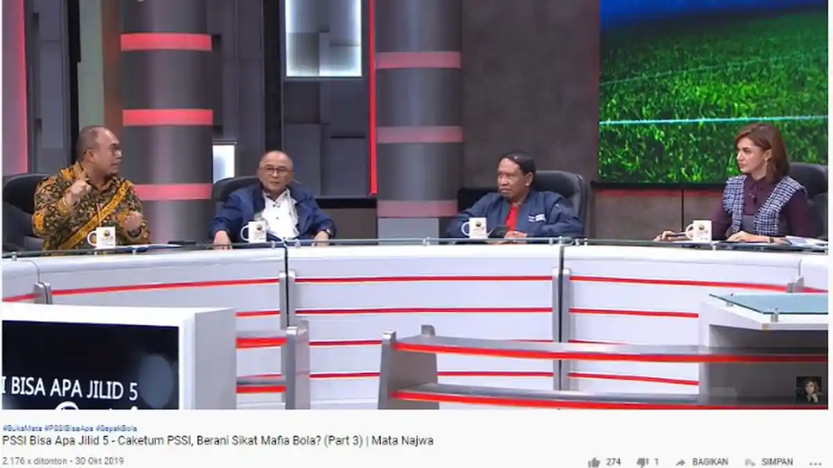 Politisi Gerindra Turut Calonkan Diri Jadi Komite Eksekutif PSSI, Najwa Shihab Tanyakan Hal Ini