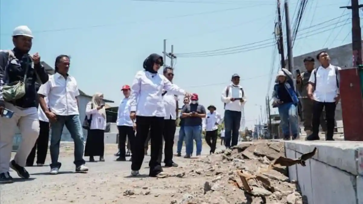 Jalan Beton Kedungbanteng Sidoarjo Ditarget Rampung Desember 2026
