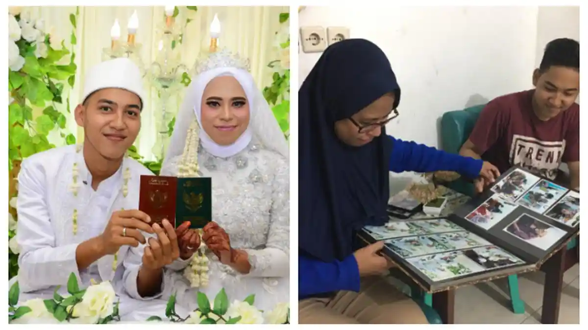 Pengantin Viral, Pernikahan Sang Guru dan Mantan Murid di Samboja, Dekat Saat Karnaval