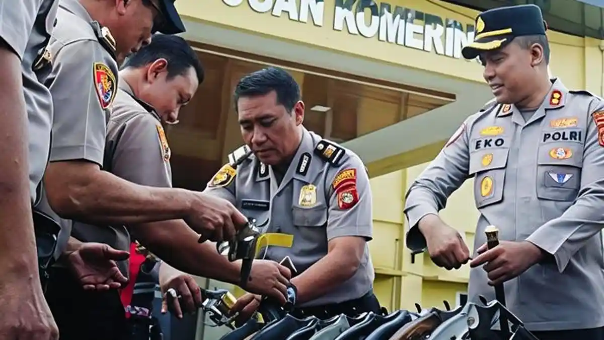 AKBP Eko Rubiyanto Kumpulkan Seluruh Pistol Anak Buahnya di Mapolres OKI, Ini yang Dilakukannya