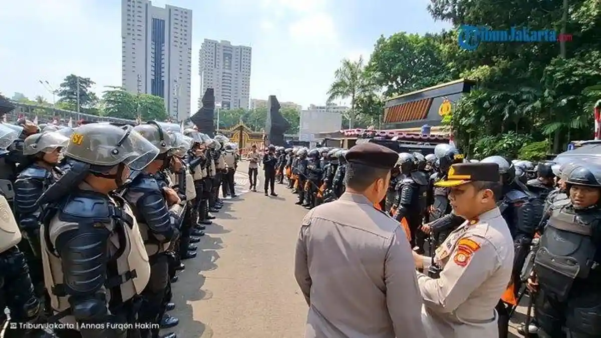 5.685 Personel Dikerahkan Jaga Demo Hari Ini Selasa 23 September 2025