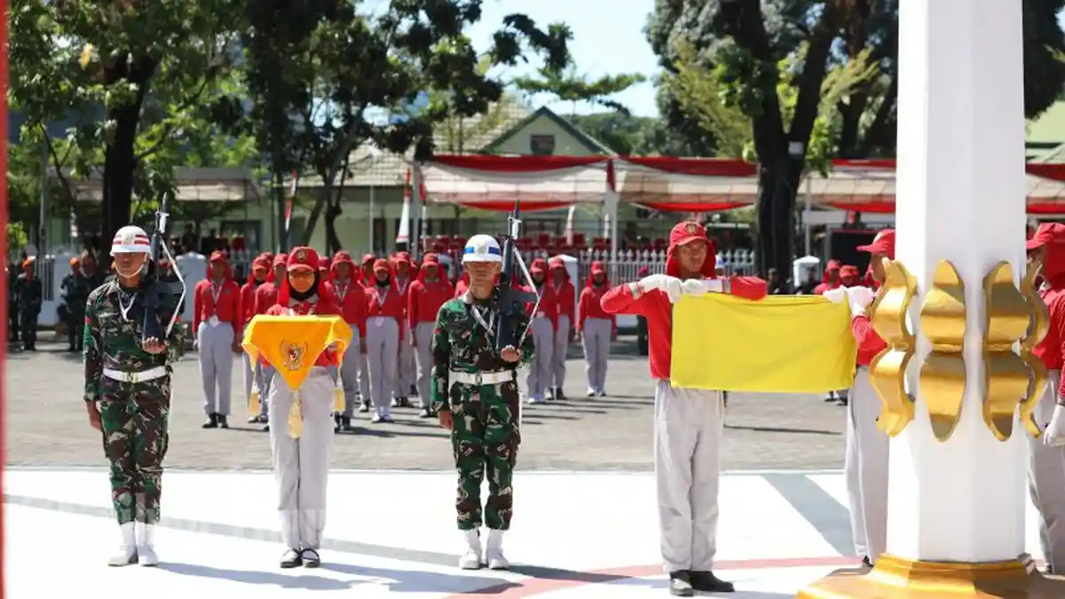 Resmi Dilantik, Paskibra Sulsel Gelar Latihan Terakhir - gladibersih-paskib-sulsel3.jpg