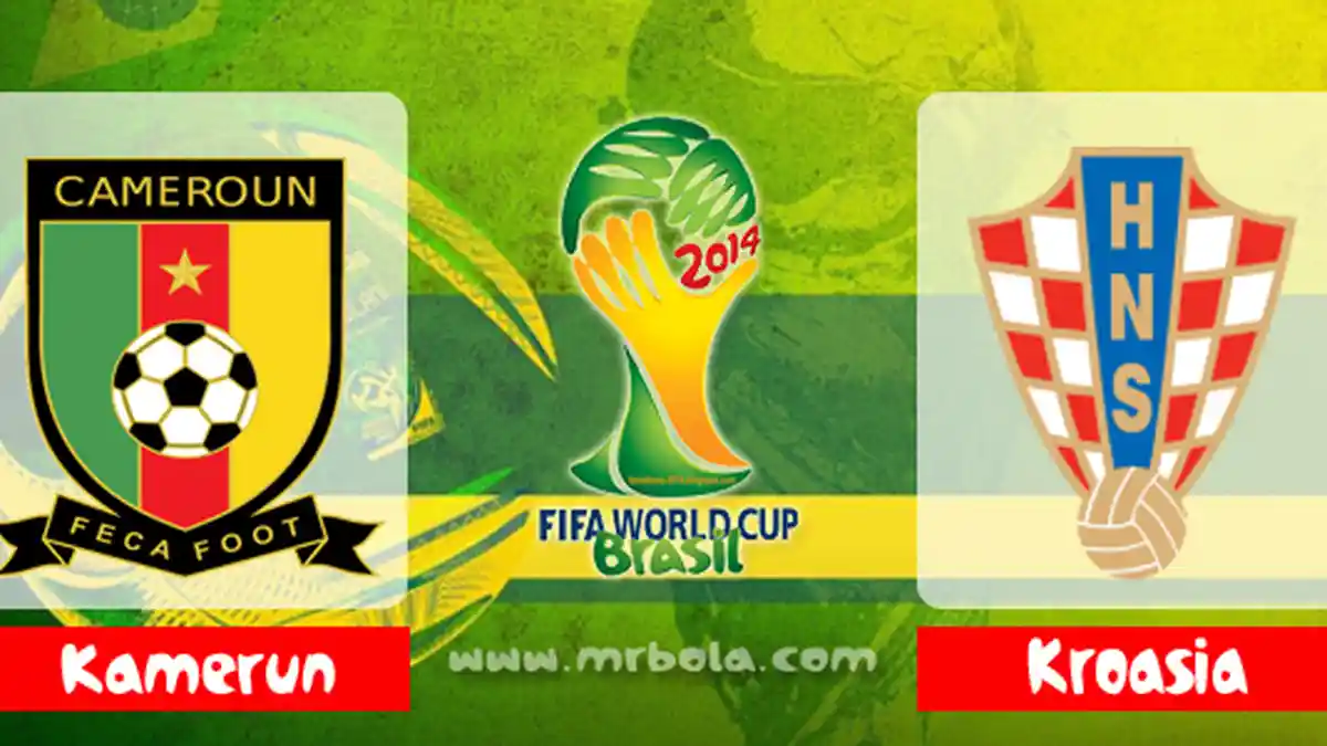 Ivica Olic Buka Skor, Kamerun vs Kroasia 0-1