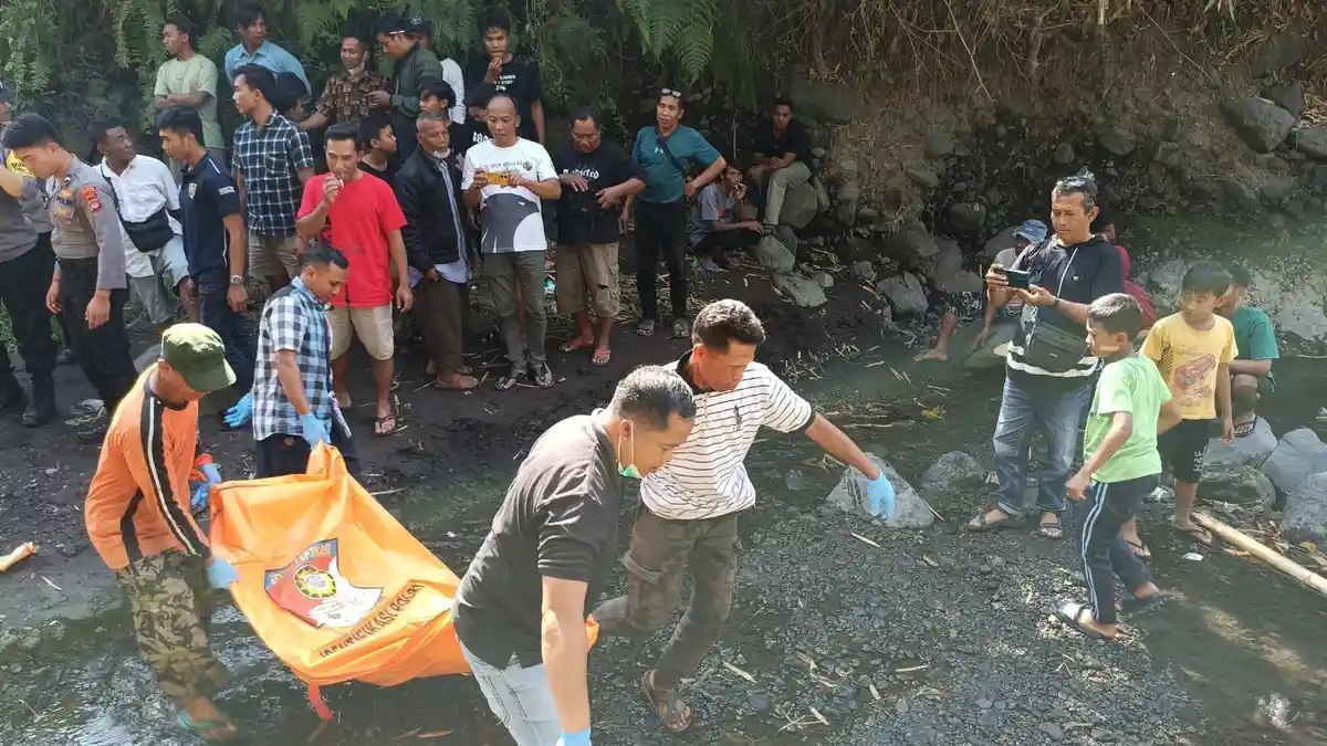 Breaking News! Bocah Segera Katon Gemetar Temukan Jenazah di Sungai Jangga