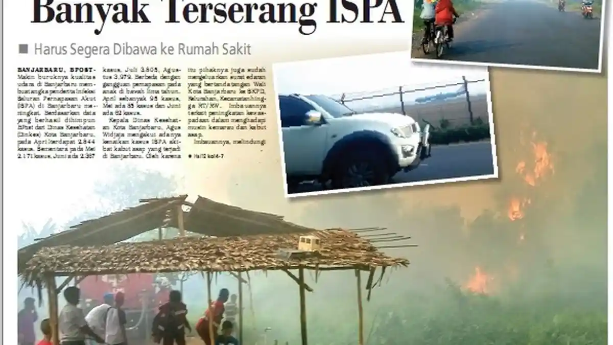 Wilayah ini Sering Menjadi Titik Api, Banyak Anak yang Menderita ISPA Hingga Dilarikan ke RS