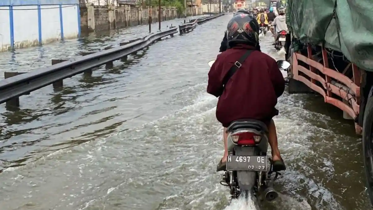 Dampak Ekonomi Dari Rob di Sayung Demak, Banyak Pengusaha Pilih Angkat Kaki