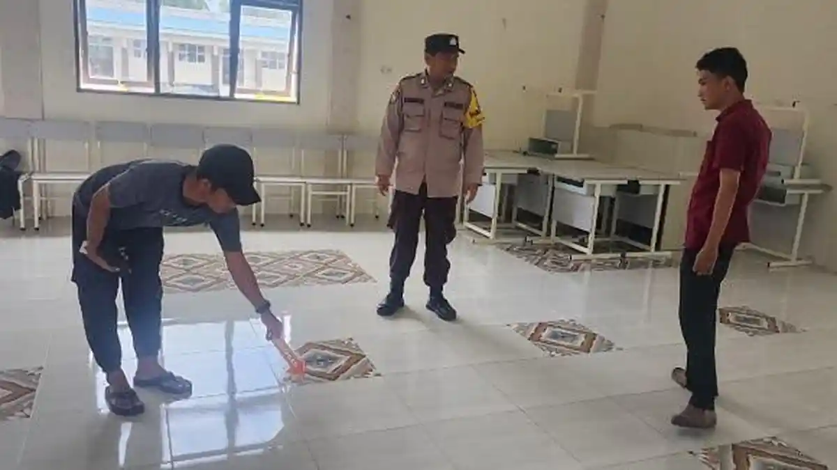 Penemuan Janin di Aula SMK Bunta Banggai Ternyata Kucing