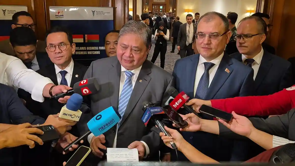 Menko Airlangga Bidik Kerja Sama Ekonomi Indonesia-Belarus Tembus 500 Juta Dolar AS - Tribunnews.com