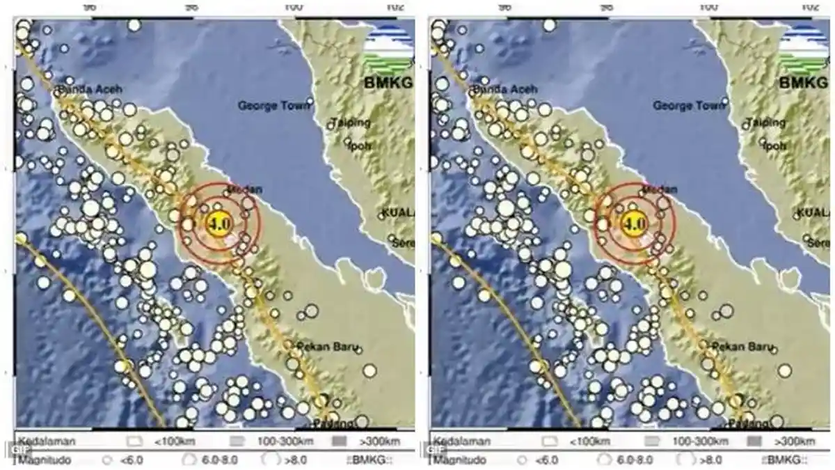 Gempa Baru Saja di Kabupaten Karo, Terasa hingga Brastagi dan Samosir, Cek Info BMKG
