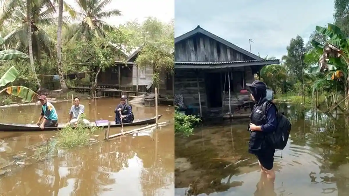 KPU Kalsel Terima Laporan E-Coklit di Desa Tanjung Bajuin Tanahlaut Terkendala Sinyal