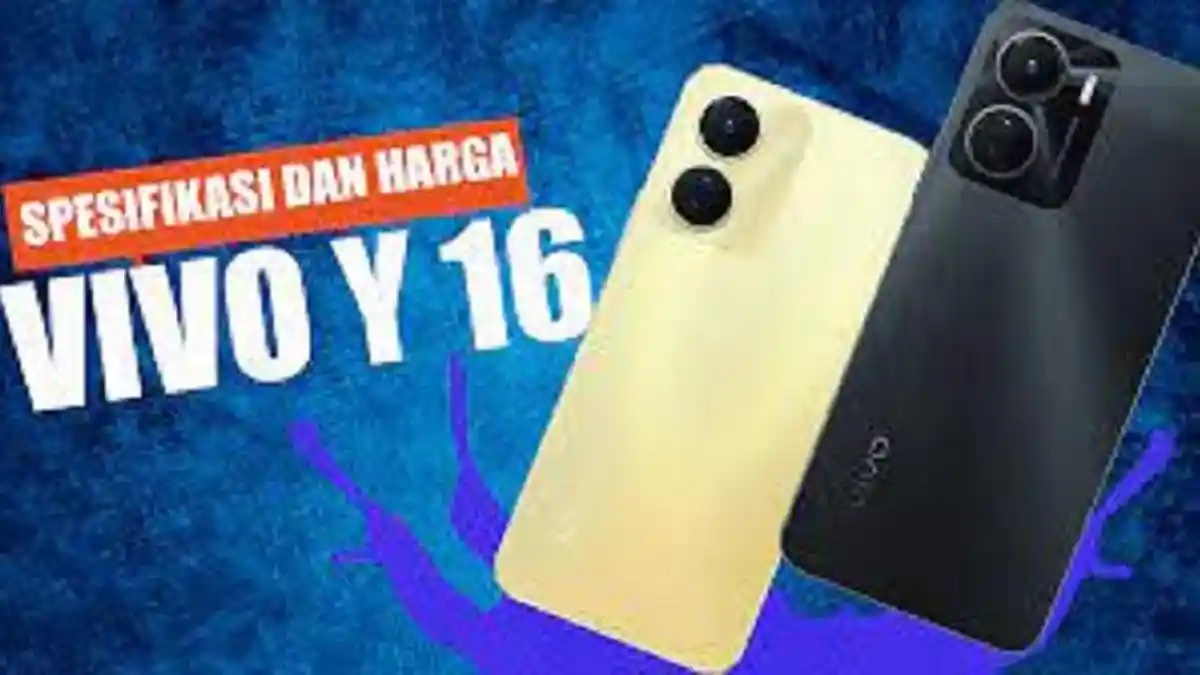 Harga HP Vivo Y16 RAM 4GB/128GB hanya Rp1 Jutaan, Berikut Kelebihan dan ...