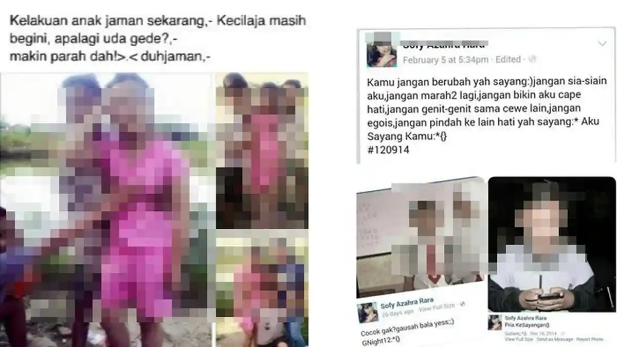 Kumpulan Status dan Foto yang Diunggah Anak SD Ini Bikin Netizen Prihatin
