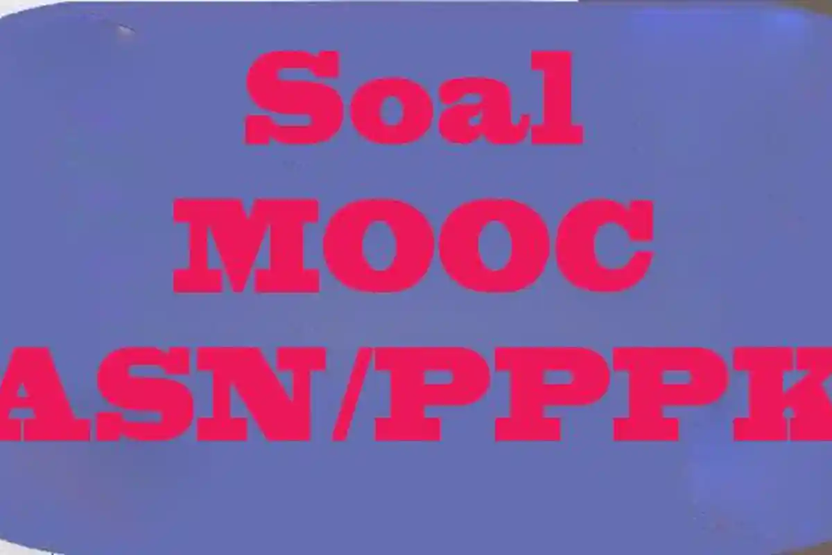 40 SOAL dan Jawaban MOOC Evaluasi PPPK/ASN 2024 Terbaru Pilihan Ganda Part 1