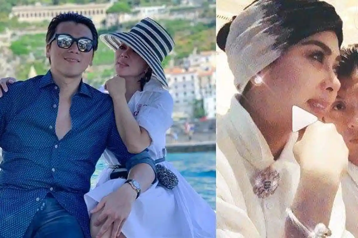 Dress yang Dipakai Syahrini Saat Perutnya Dipeluk Mesra Reino Barack Jadi Sorotan, Intip Harganya