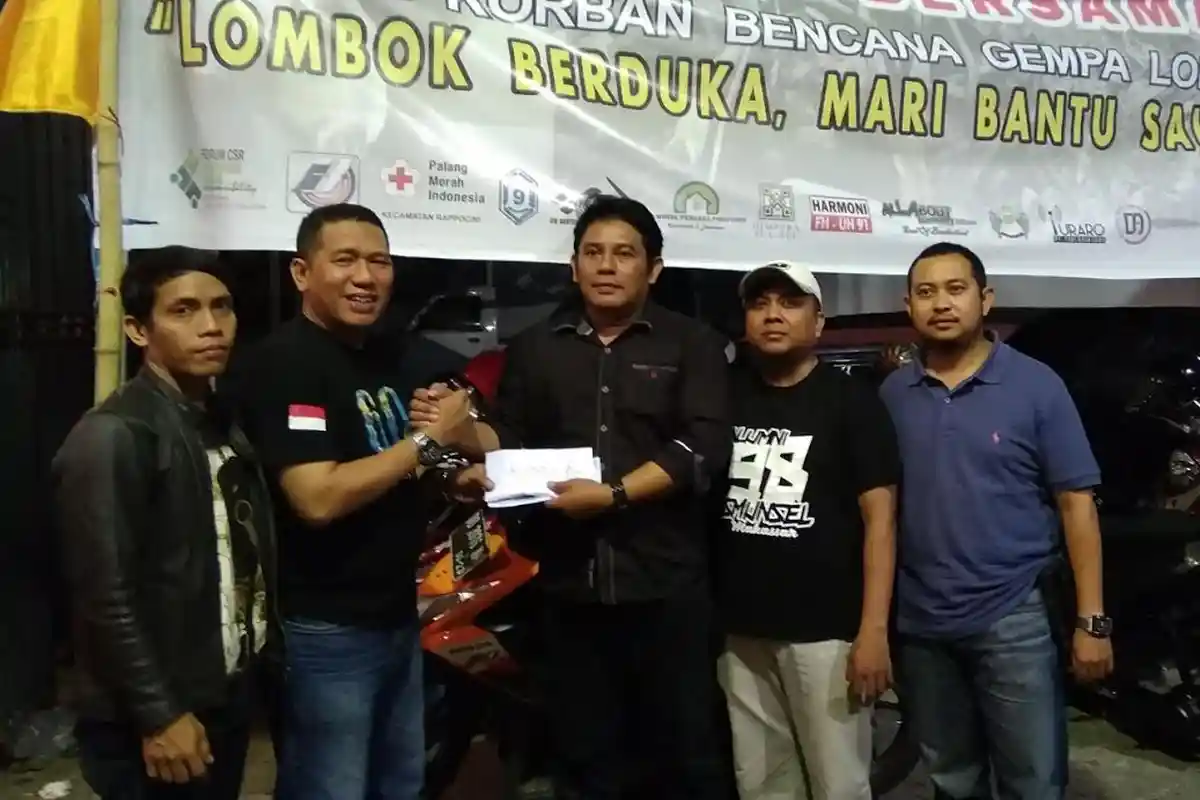 IKA SMAN 9 Makassar Angkatan 98 Kumpulkan Donasi untuk Lombok