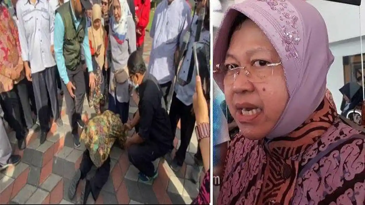 Guru Tunanetra Sebut Aksi Sujud Mensos Risma Tidak Tulus Sekadar Pencitraan: Tak Gunakan Logikanya