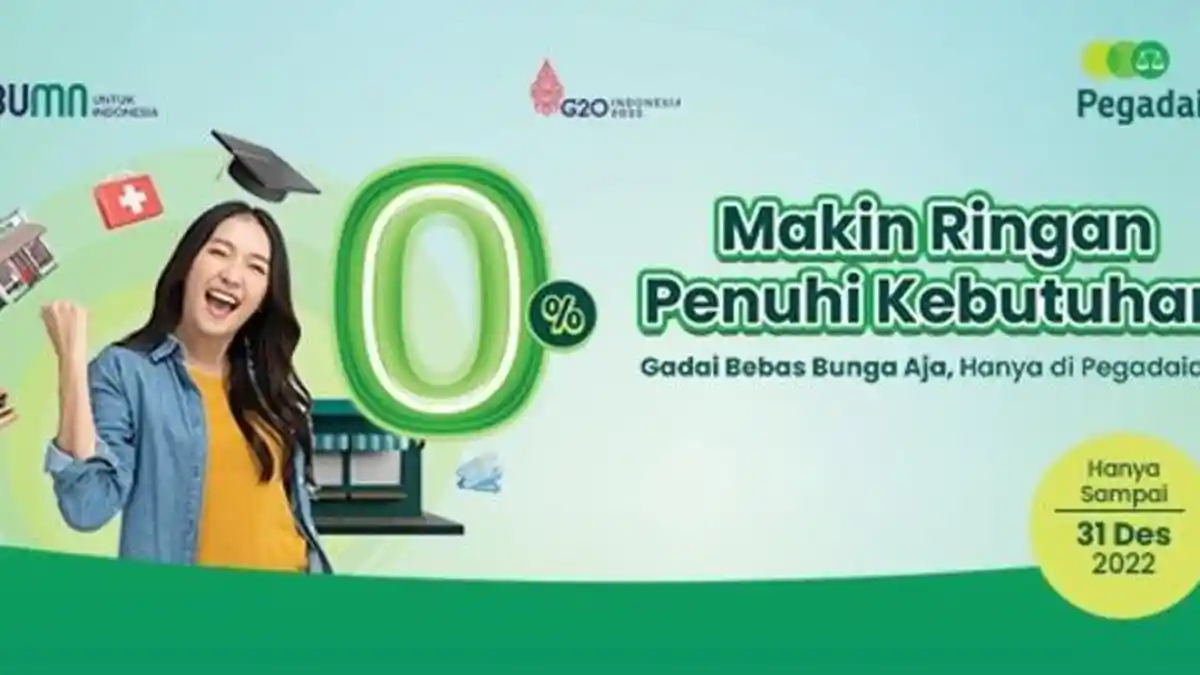 Pegadaian Naikkan Plafon Gadai Tanpa Bunga, Nasabah Bisa Pinjam Dana hingga Rp 2,5 Juta
