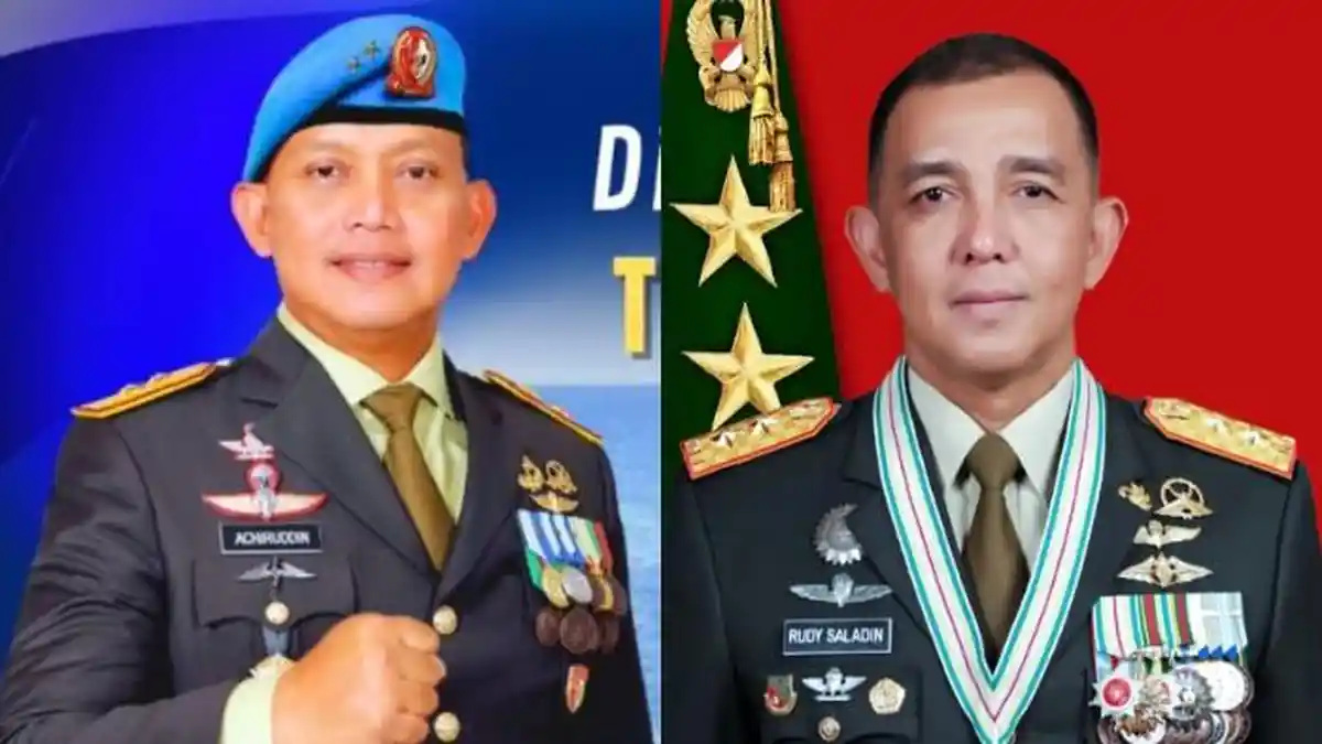 Sepak Terjang 2 Pangdam Termuda Indonesia, Rudy Saladin dan Achiruddin Darojat
