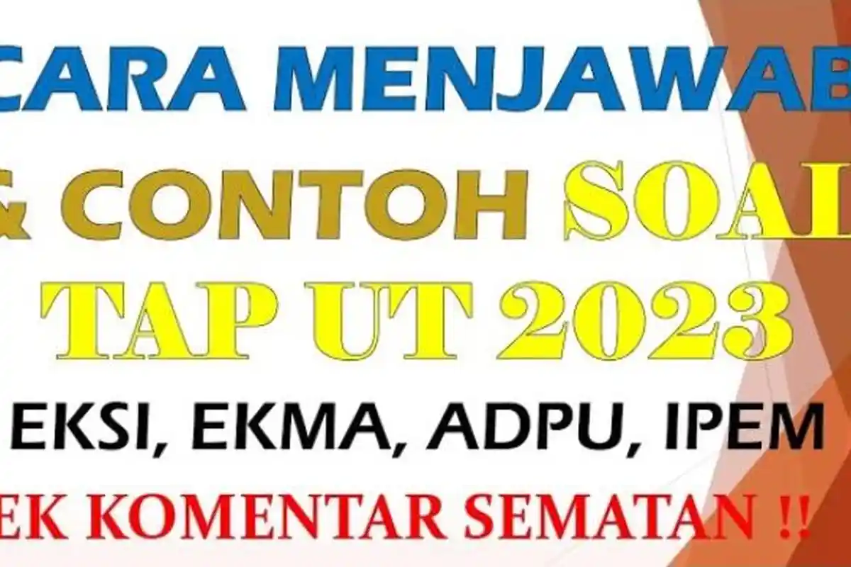 40 Kunci Jawaban Evaluasi Pembelajaran UT PGSD, Soal Ujian Semester Pilihan Ganda