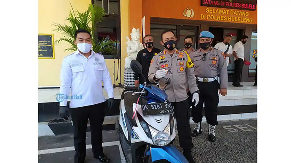 Pelaku Curanmor Terciduk Saat Operasi Patuh Lempuyang di Buleleng