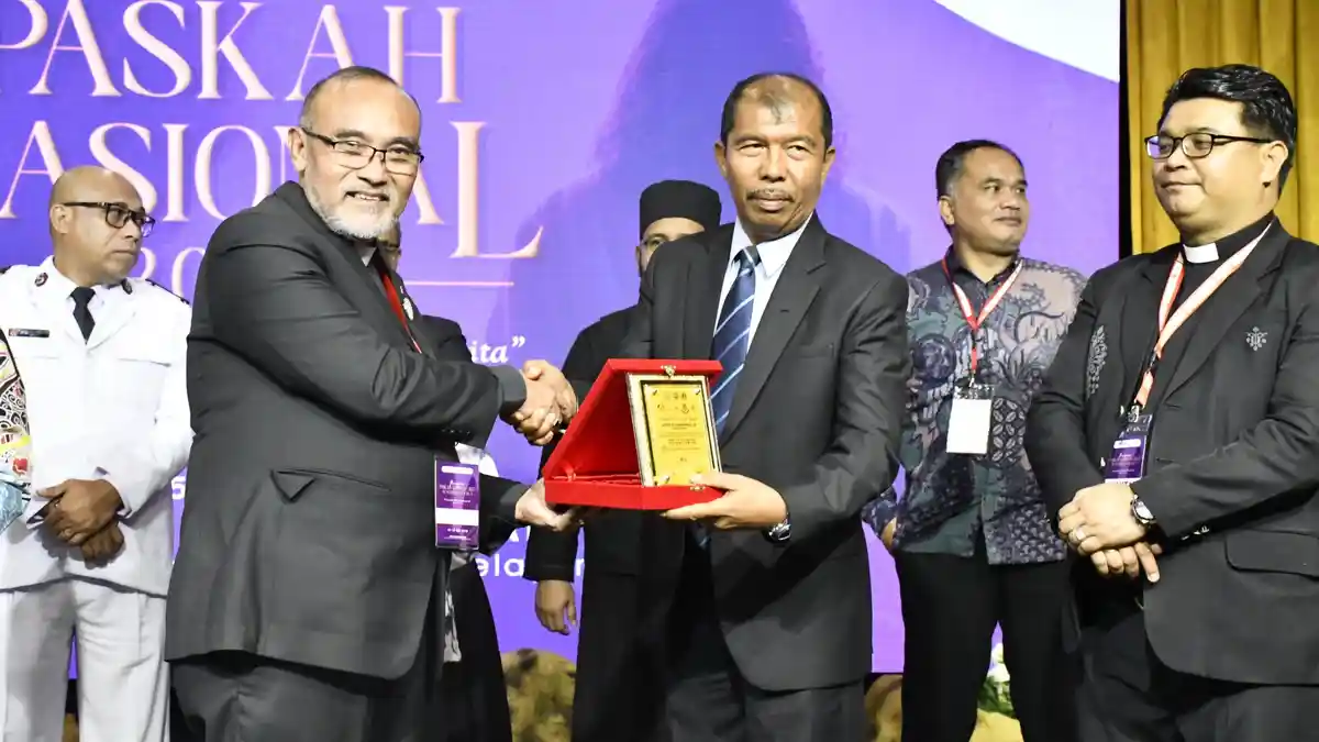 Wabup Toba Hadiri Acara Puncak Perayaan Paskah Nasional di GBI Rumah Persembahan Medan