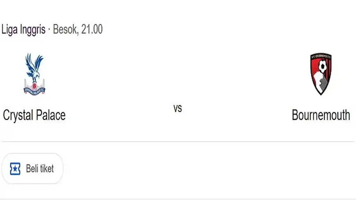 Prediksi Skor dan Susunan Pemain Crystal Palace VS Bournemouth, Adu Tajam Mateta dan Evanilson