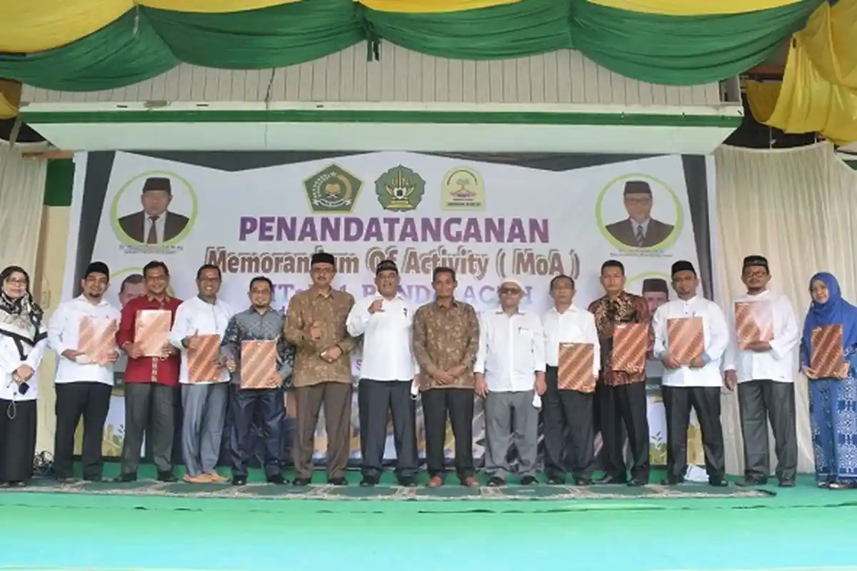 MTsN Model Banda Aceh Kerja Sama dengan 11 Prodi FTK UIN Ar-Raniry, Ini Targetnya