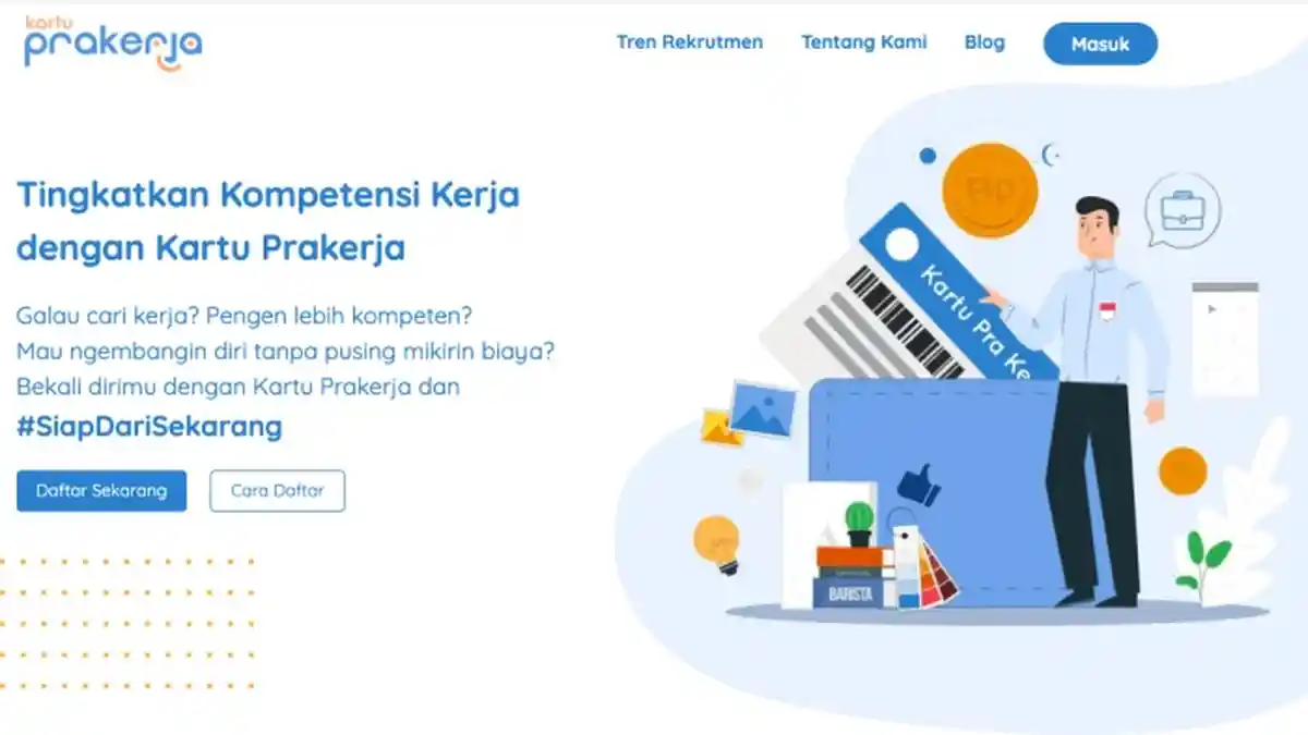 LINK RESMI WWW.PRAKERJA.GO.ID Login, Tips Cara Daftar Prakerja Online Gelombang 9, Ingat Klik Gabung