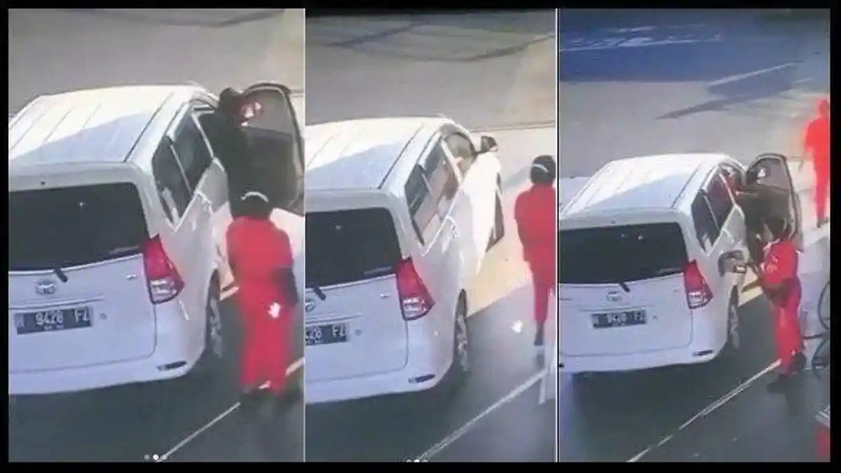 Nomor Polisi Terekam Jelas, Viral Sopir Avanza Kabur Usai Isi BBM Rp 250.000 di Rest Area Kebomas