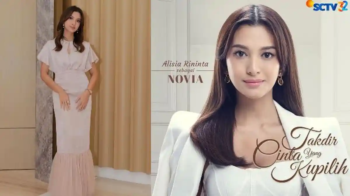 Profil Alisia Rininta Pemeran Novia di Sinetron Takdir Cinta yang Kupilih SCTV