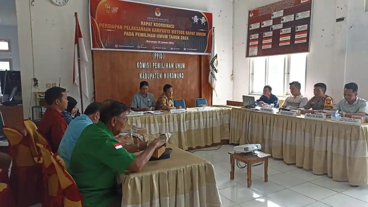 KPU Mukomuko Tetapkan 15 Titik Lokasi Kampanye Akbar, Berikut Daftar Lokasinya