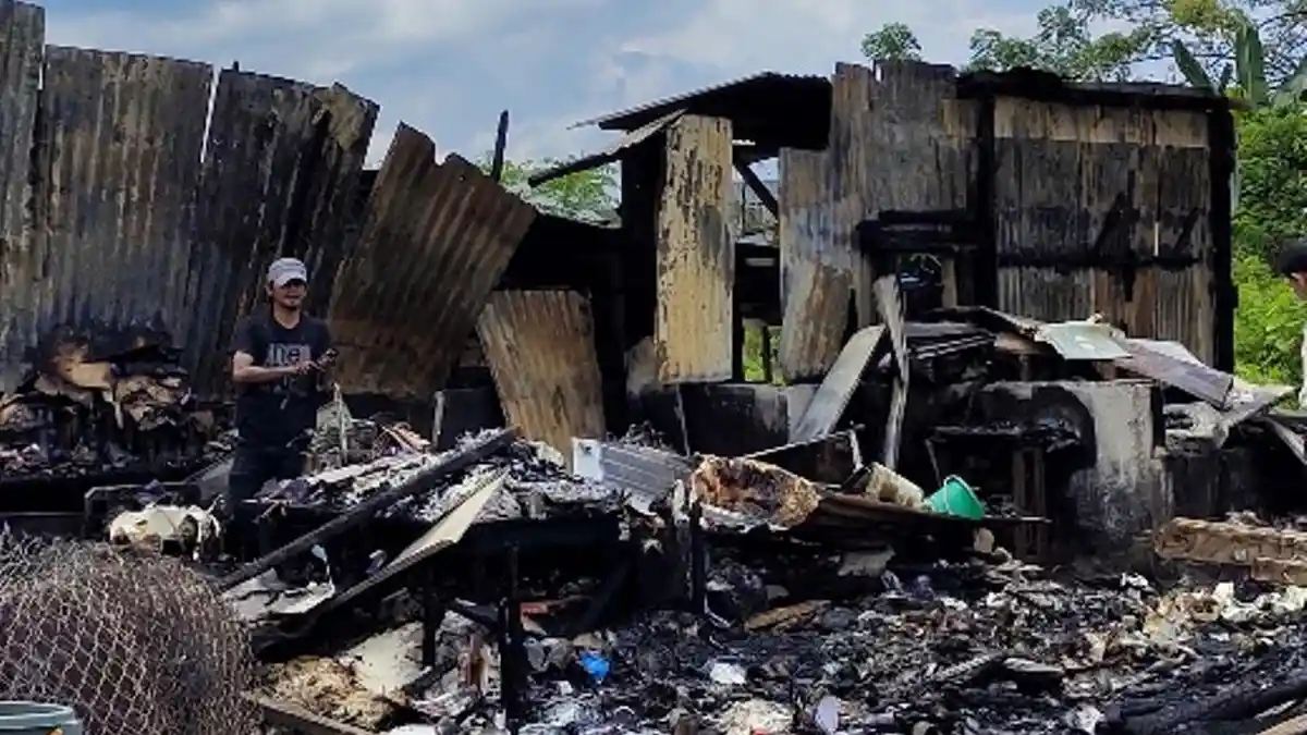 Kios Milik Mereka Terbakar, Pedagang di Dekat Pasar Cimeng Bandar Lampung Berharap Ada Bantuan Modal