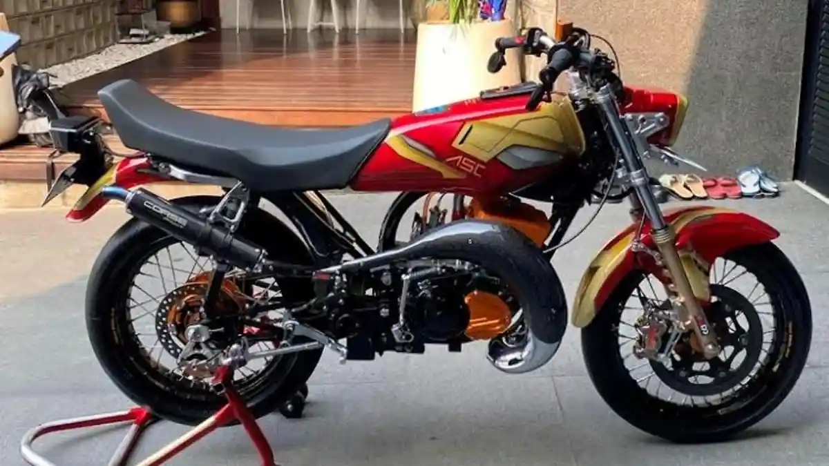Yamaha RX-King 'Iron Man', Si Raja Jalanan Koleksi Ahmad Sahroni yang Tampil Menawan