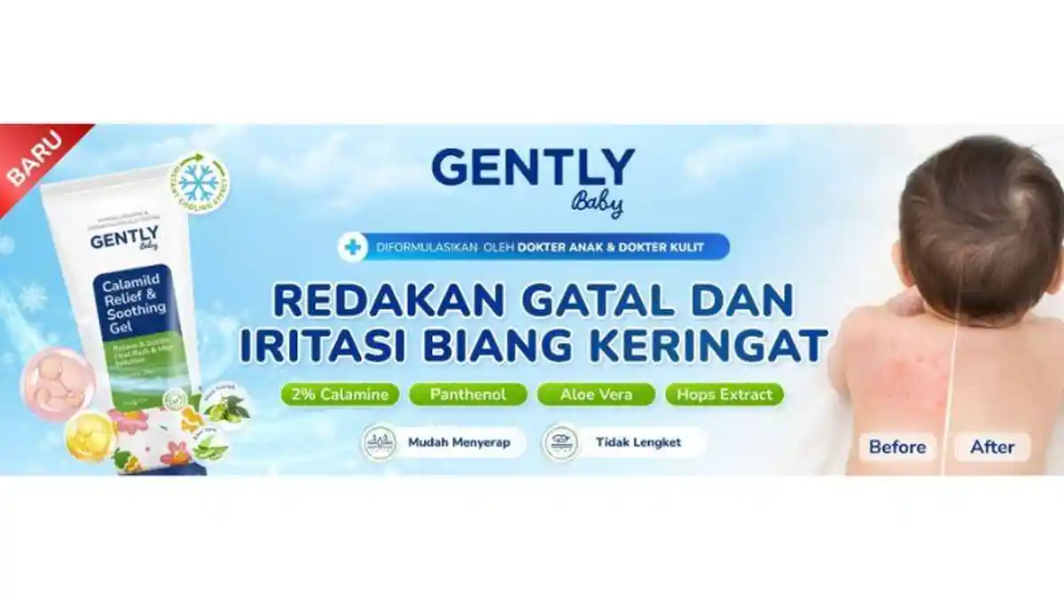 GENTLY Baby Hadirkan Solusi untuk Biang Keringat si Kecil di Tengah Cuaca Panas