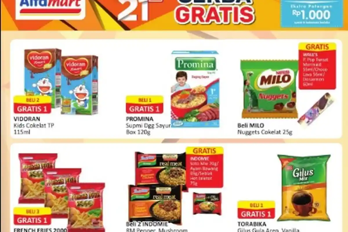PROMO ALFAMART 7 Januari 2021 Diskon Deterjen hingga Serba Gratis hingga 15 Januari 2021