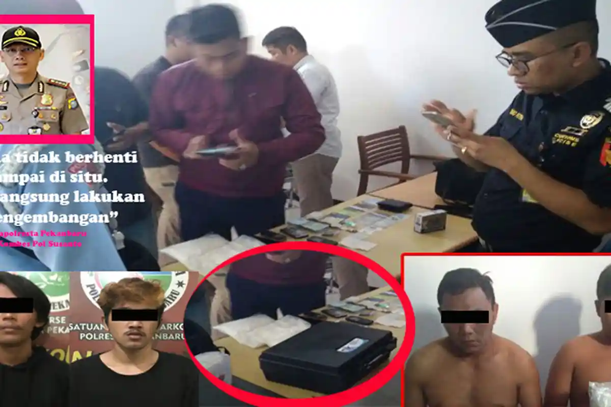 2 Kurir Narkoba Ngaku Diupah Rp 2 Juta, Polisi Dalami Jaringan Termasuk Pendistribusian