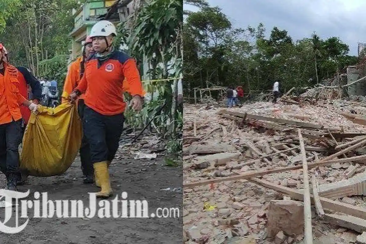 Ledakan di Blitar Diduga dari 20 Kg Bahan Petasan yang Sedang Diracik 3 Korban di Dapur