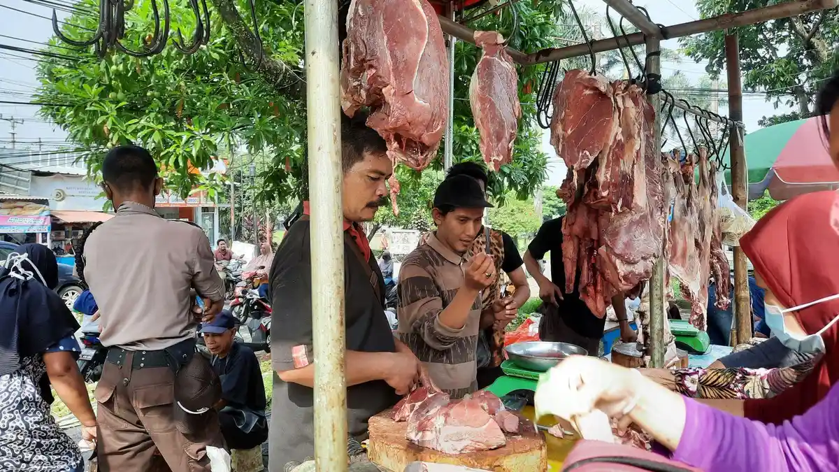 Harga Daging Sapi di Sawangan Depok Masih Tinggi, Segini Harganya