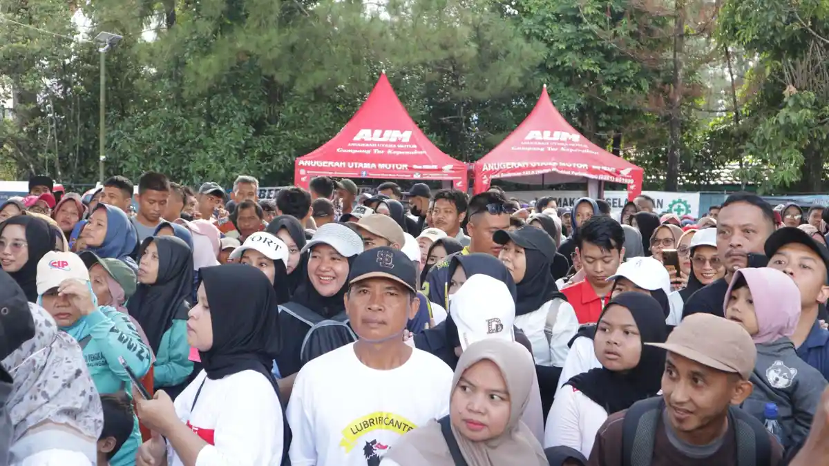 Purbalingga Sepi, Buruh Pilih Senam dan Jalan Sehat Peringati Hari Buruh