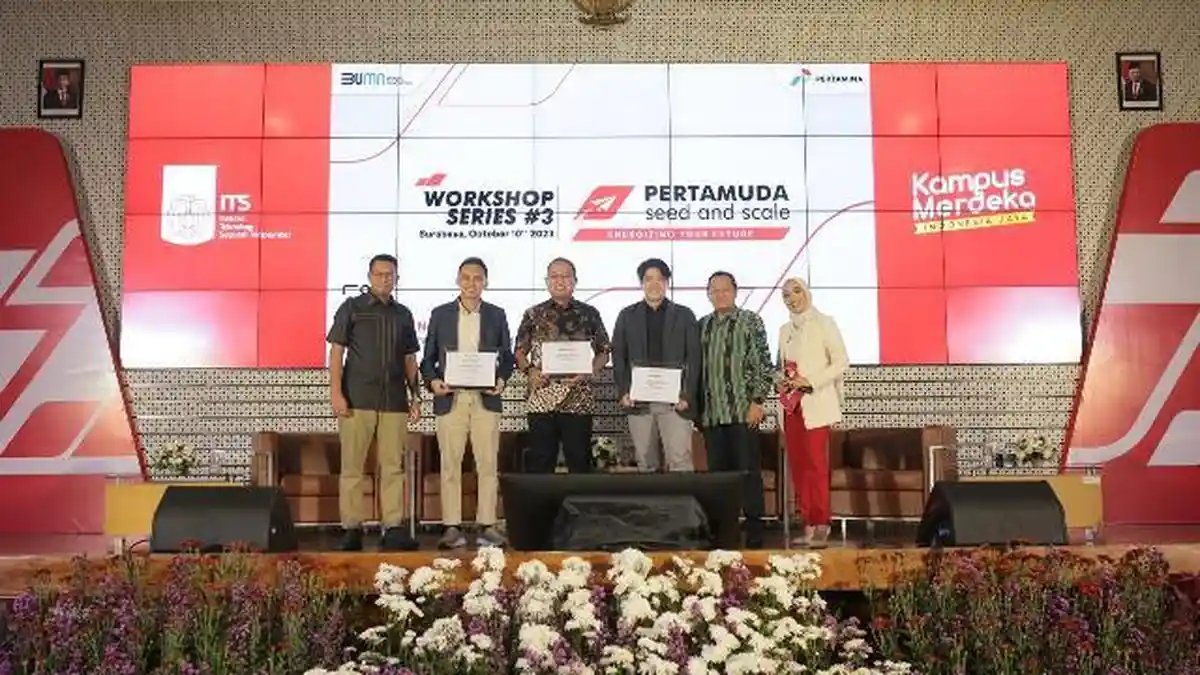 Dorong Pertumbuhan Startup Muda, Pertamuda Workshop Series 3 Sukses Digelar di ITS Surabaya