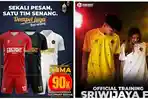 Sriwijaya FC Siapkan Jersey Baru, Ereight Apparel Tebar Promo Ramadhan Rp 90 Ribu