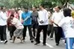 Presiden Joko Widodo Jalan Santai di Solo